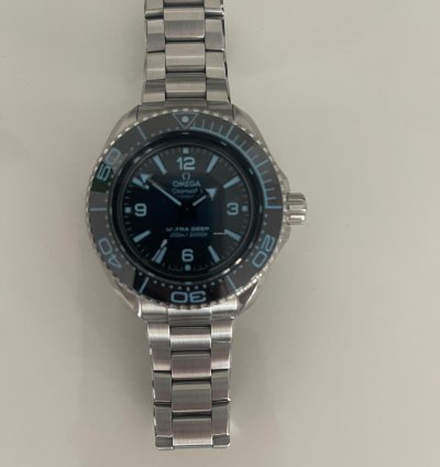 Omega Seamaster Ultra Deep 6000m Planet Ocean 6000m Summer Blue Ultra Almost New Mint Condition With Original Box And Papers
