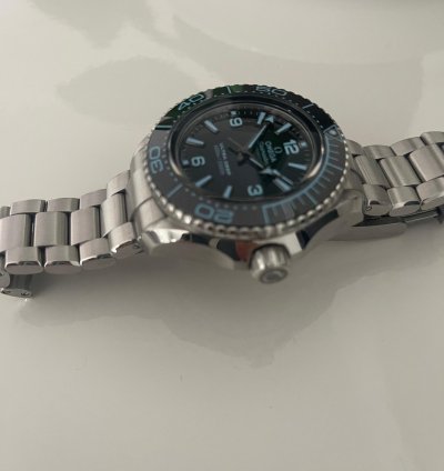 Omega Seamaster Ultra Deep 6000m Planet Ocean 6000m Summer Blue Ultra Almost New Mint Condition With Original Box And Papers