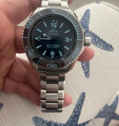 Omega Seamaster Ultra Deep 6000m Planet Ocean 6000m Summer Blue Ultra Almost New Mint Condition With Original Box And Papers