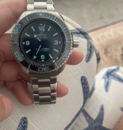 Omega Seamaster Ultra Deep 6000m Planet Ocean 6000m Summer Blue Ultra Almost New Mint Condition With Original Box And Papers