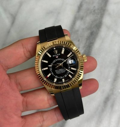 Rolex Sky-dweller Black Oysterflex Bnib 2025