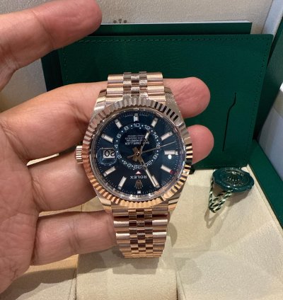 Rolex Sky-dweller Blue Dial 2025 Model New