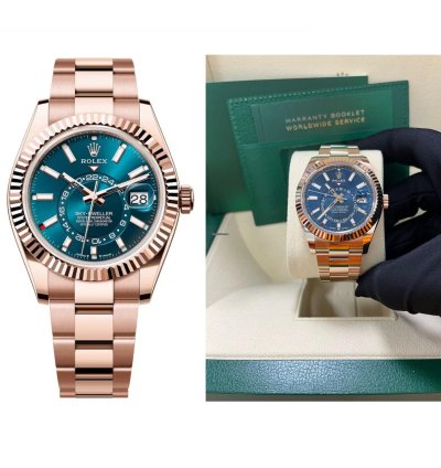 Rolex Sky-dweller Blue Dial 336935 Rolex Oyster Bracelet