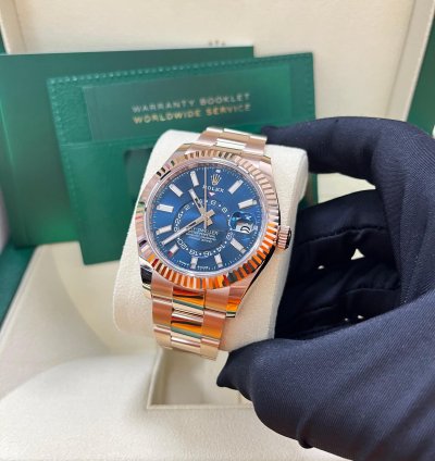 Rolex Sky-dweller Blue Dial 336935 Rolex Oyster Bracelet