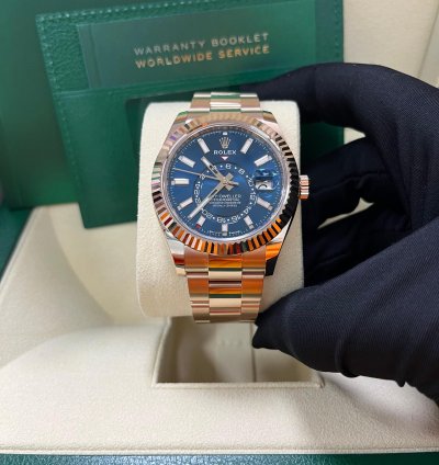 Rolex Sky-dweller Blue Dial 336935 Rolex Oyster Bracelet