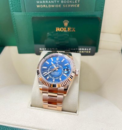 Rolex Sky-dweller Blue Dial 336935 Rolex Oyster Bracelet New 2023