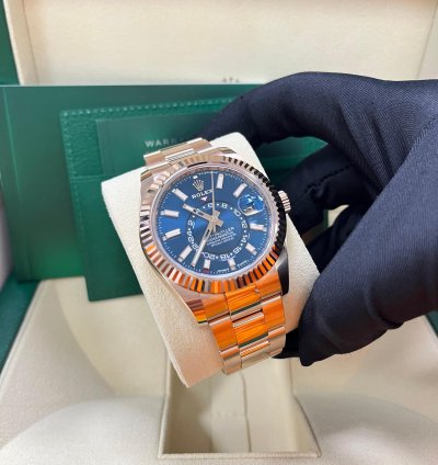 Rolex Sky-dweller Blue Dial 336935 Rolex Oyster Bracelet New 2023