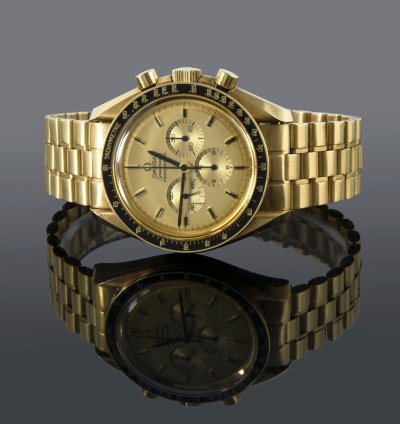 Omega Speedmaster 1980 Jubile-345 08 02 Speedmaster 18kts Gold