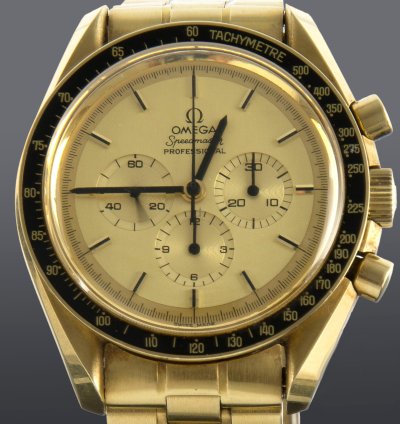 Omega Speedmaster 1980 Jubile-345 08 02 Speedmaster 18kts Gold