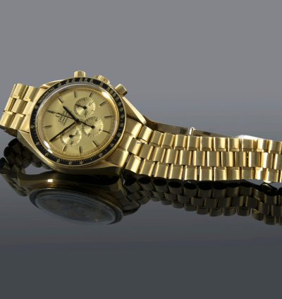 Omega Speedmaster 1980 Jubile-345 08 02 Speedmaster 18kts Gold