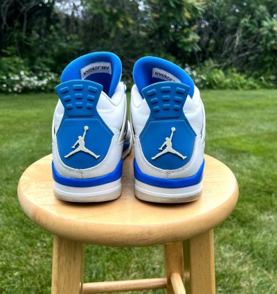 Air Jordan 4 Retro Military Blue 2012 Men Shoes -size 12