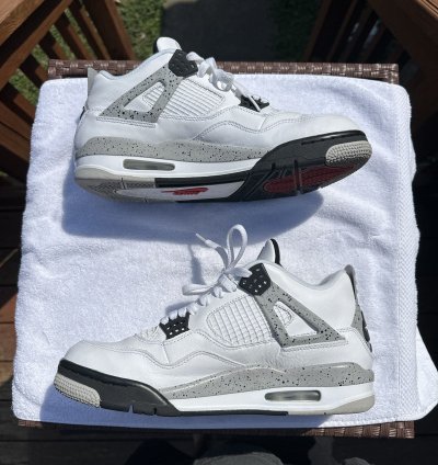 Air Jordan 4 Retro Og 2016 White Cement