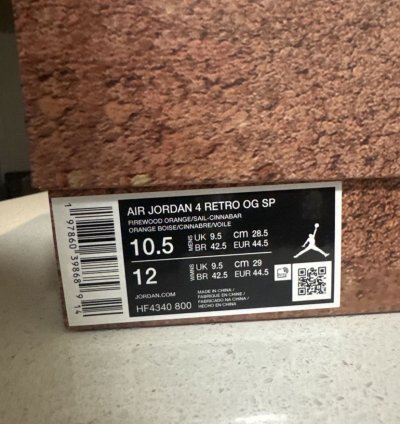 Air Jordan 4 Retro Og Sp Nigel Sylvester Brick By Brick