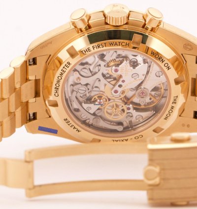 Omega Speedmaster 2024 Papers Omega Speedmaster Moonshine 18k Yellow Gold 310 60 42 50 99 002 Box
