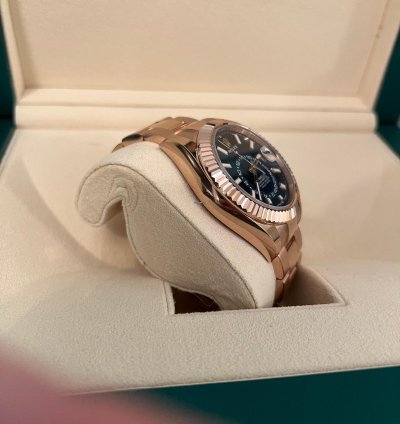 Rolex Sky-dweller Blue Dial Rose Gold Bracelet 336935 Unworn 2023 New Release
