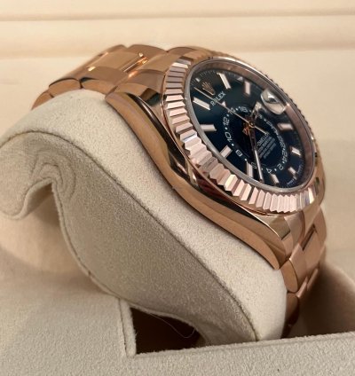 Rolex Sky-dweller Blue Dial Rose Gold Bracelet 336935 Unworn 2023 New Release