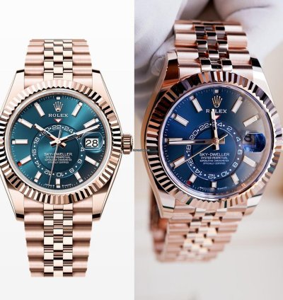 Rolex Sky-dweller Blue Green Dial Jubilee 336935-0005