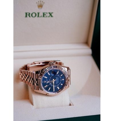 Rolex Sky-dweller Blue Green Dial Jubilee 336935-0005