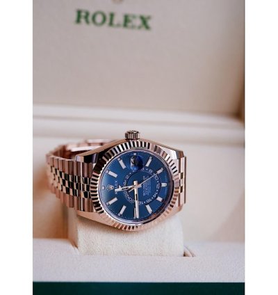 Rolex Sky-dweller Blue Green Dial Jubilee 336935-0005