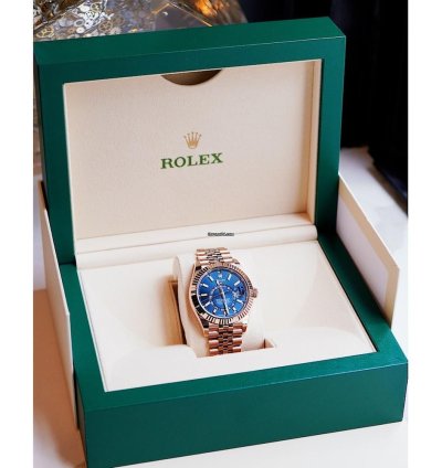 Rolex Sky-dweller Blue Green Dial Jubilee 336935-0005