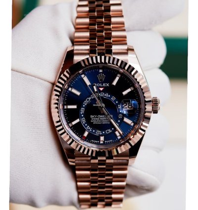 Rolex Sky-dweller Blue Green Dial Jubilee 336935-0005