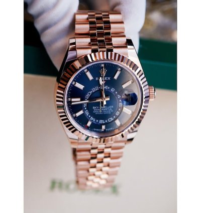 Rolex Sky-dweller Blue Green Dial Jubilee 336935-0005