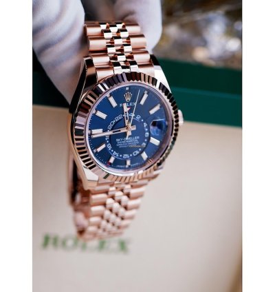 Rolex Sky-dweller Blue Green Dial Jubilee 336935-0005
