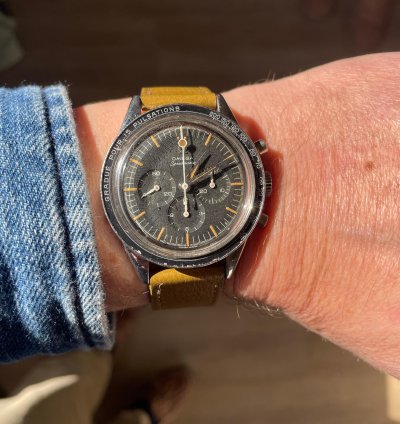Omega Speedmaster 2998-4 From 1961 With Lollipop Hand And Pulsometer Bezel
