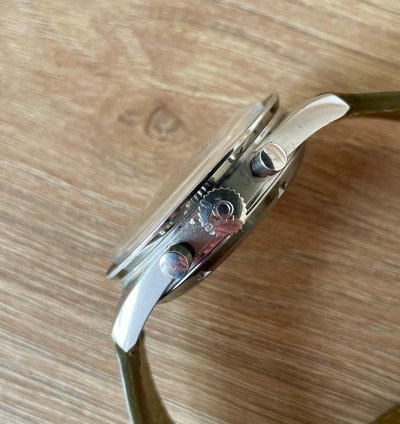 Omega Speedmaster 2998-4 From 1961 With Lollipop Hand And Pulsometer Bezel