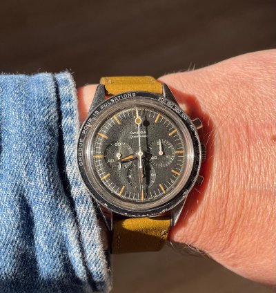 Omega Speedmaster 2998-4 From 1961 With Lollipop Hand And Pulsometer Bezel