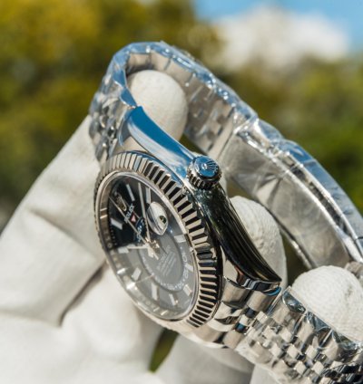 Rolex Sky-dweller Bright Blue Dial - Jubilee Bracelet