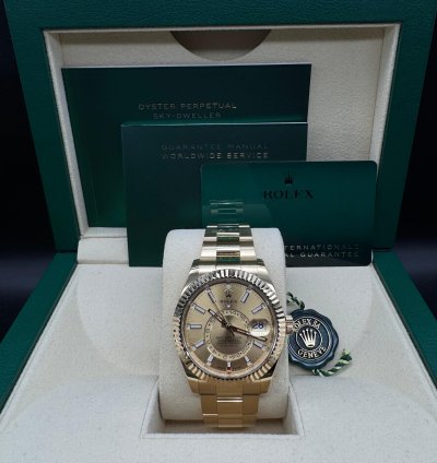Rolex Sky-dweller Champagne Dial Unworn