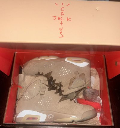 Air Jordan 6 Retro Travis Scott British Khaki