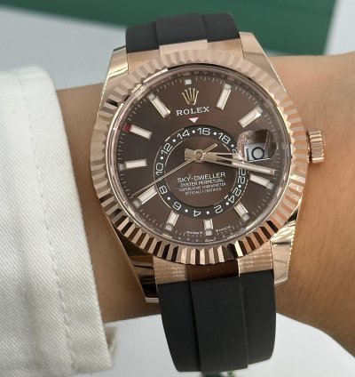 Rolex Sky-dweller Choc
