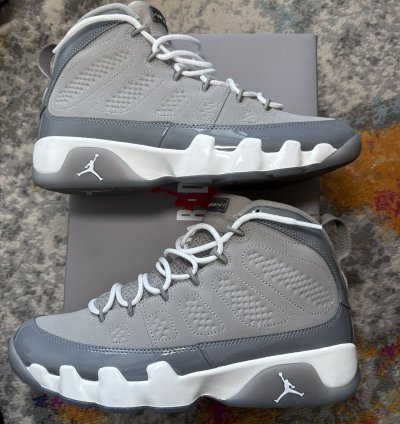 Air Jordan 9 Cool Grey Size 10