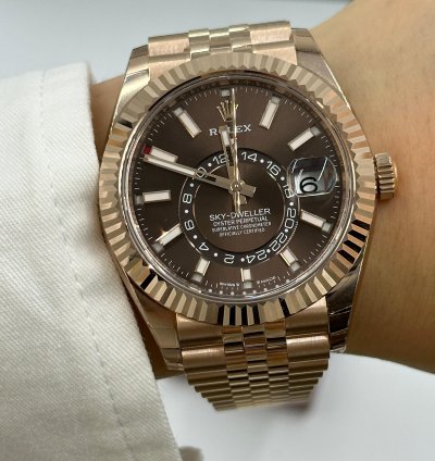 Rolex Sky-dweller Choc Jub