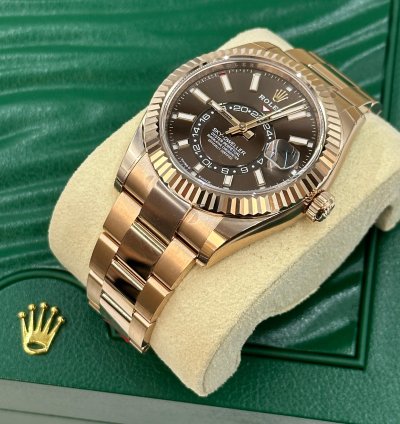 Rolex Sky-dweller Choc Oys