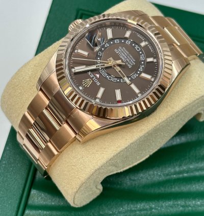 Rolex Sky-dweller Choc Oys