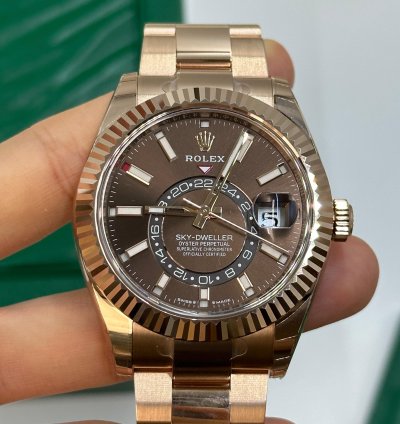 Rolex Sky-dweller Choc Oys