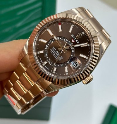 Rolex Sky-dweller Choc Oys