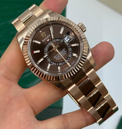 Rolex Sky-dweller Choc Oys