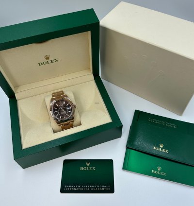 Rolex Sky-dweller Choc Oys