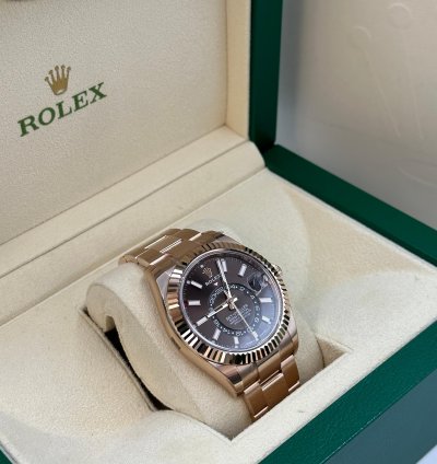 Rolex Sky-dweller Choc Oys