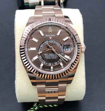 Rolex Sky-dweller Chocolate
