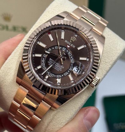 Rolex Sky-dweller Chocolate Dial