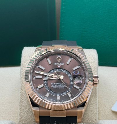 Rolex Sky-dweller Chocolate Dial 42mm 336235