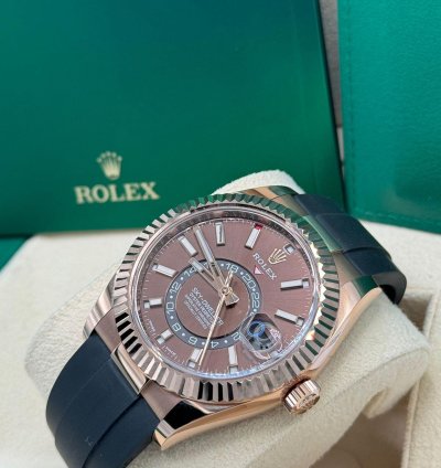 Rolex Sky-dweller Chocolate Dial 42mm 336235