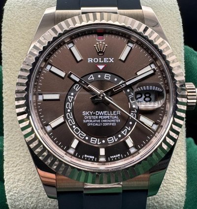 Rolex Sky-dweller Chocolate Dial Unworn