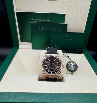 Rolex Sky-dweller Chocolate Dial Unworn