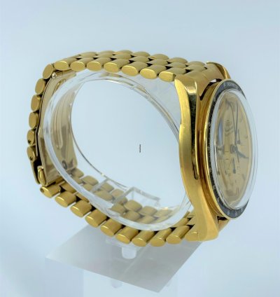 Omega Speedmaster 345 0802 Speedmaster Apollo Xi 18k Yellow Gold Chronograph box Archive